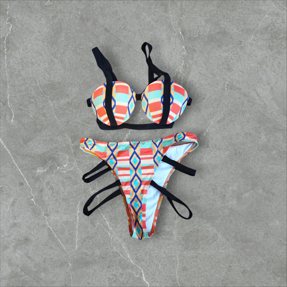 Colorful Geometric Bikini Set